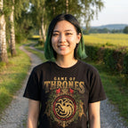 Immagine del prodotto Game of Thrones - T-Shirt Ornamenti Targaryen Nera