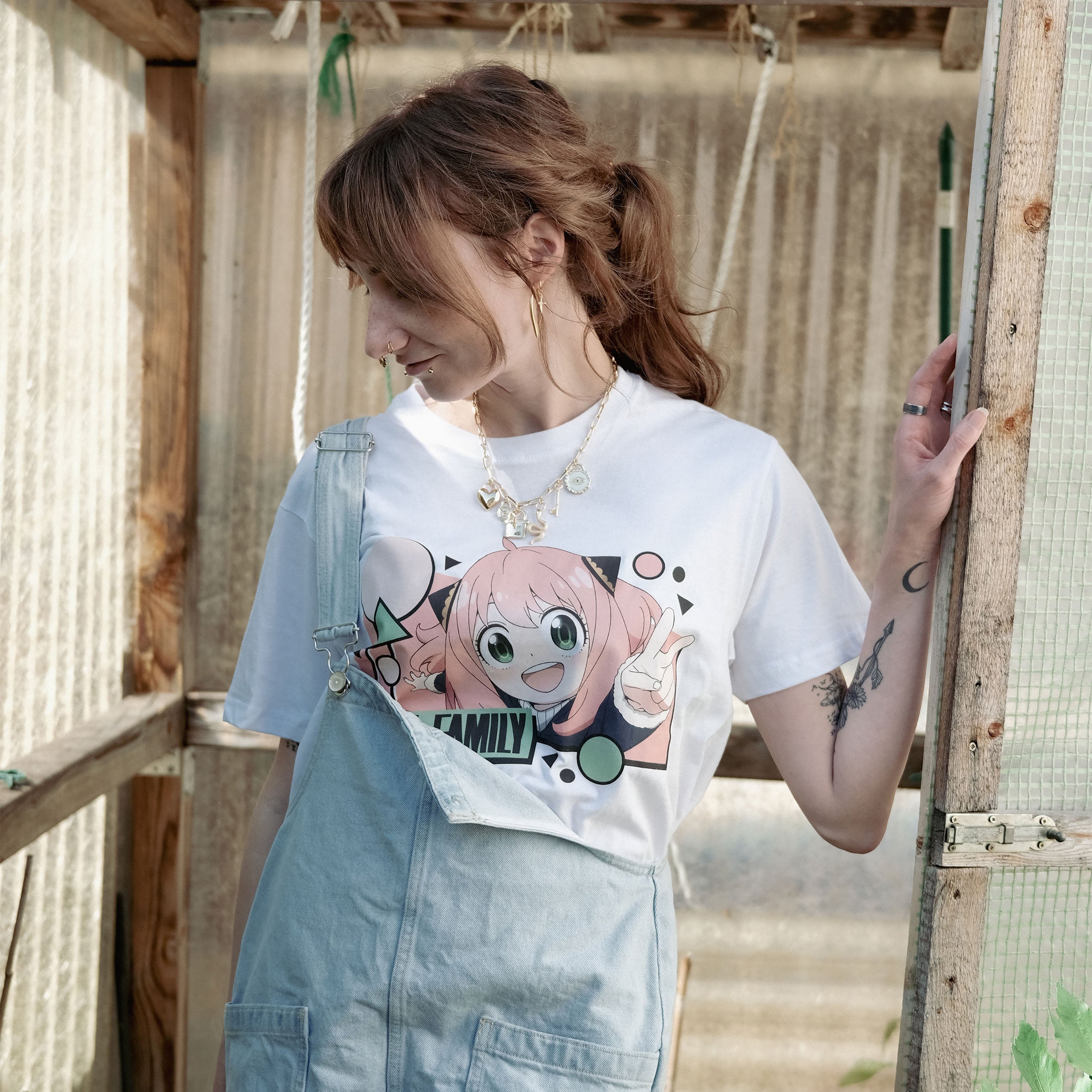 Immagine del prodotto Spy x Family - T-Shirt Anya Flash Bianca