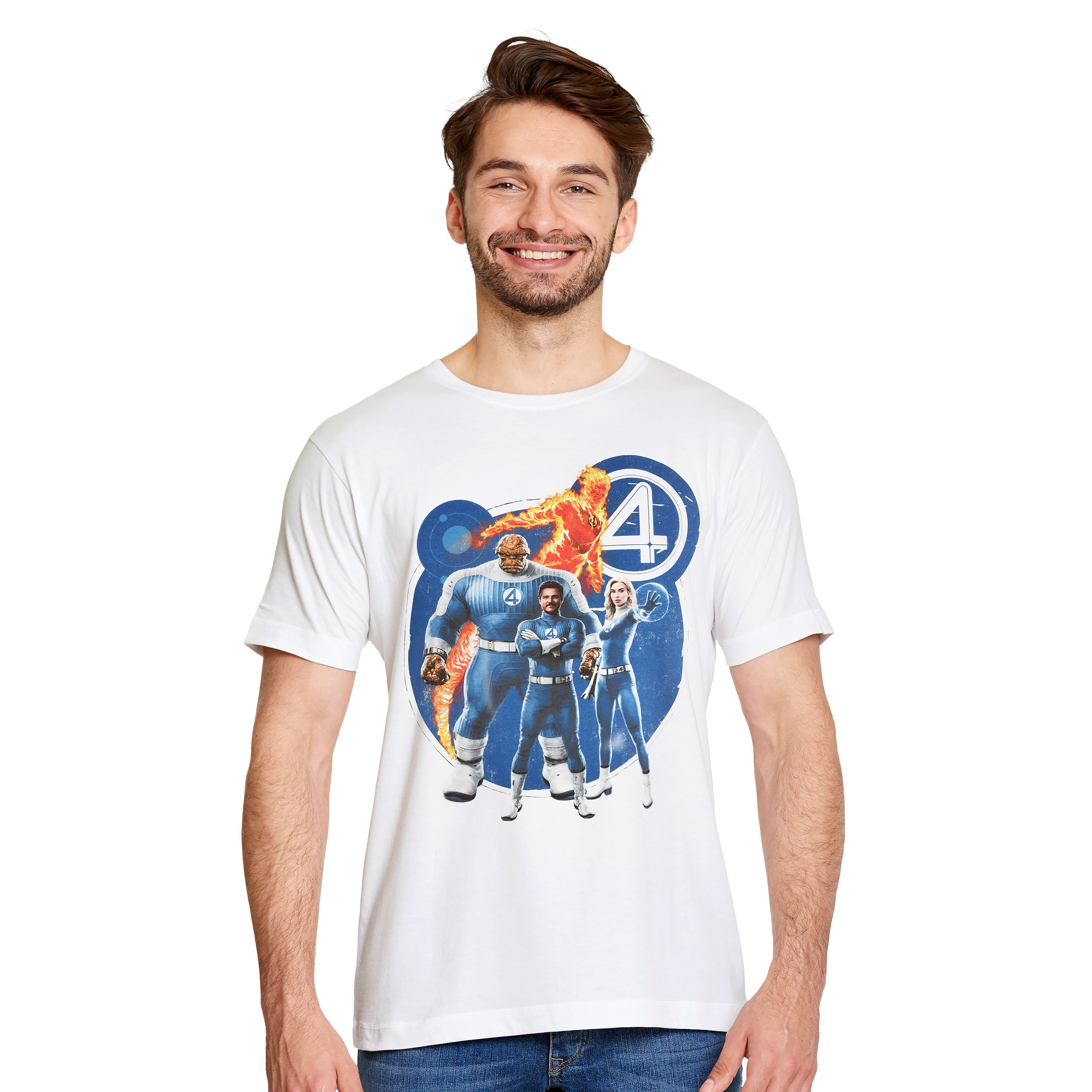 Immagine del prodotto Fantastic Four - T-Shirt di gruppo bianca