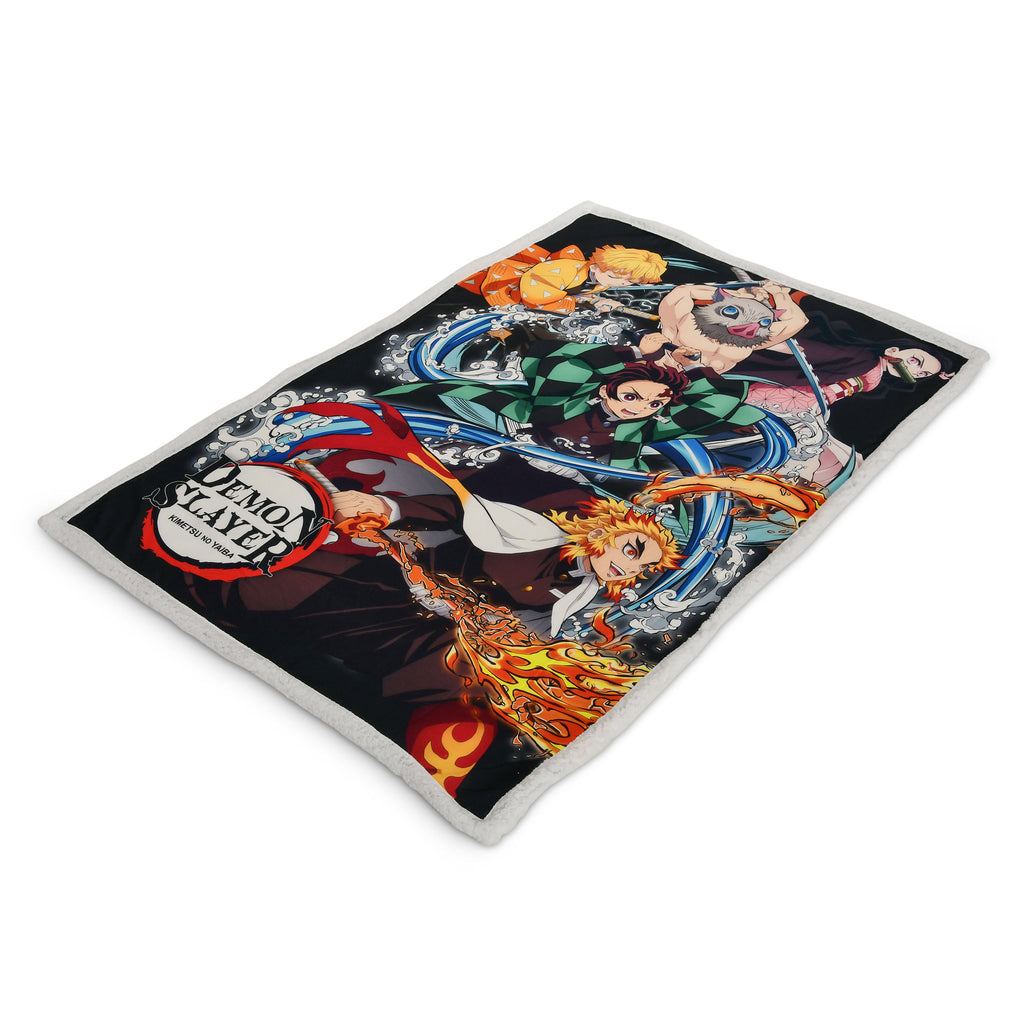 Immagine del prodotto Demon Slayer - Coperta Morbida Crew con Fodera in Pile Teddy