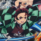 Immagine del prodotto Demon Slayer - Coperta Morbida Crew con Fodera in Pile Teddy