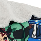 Immagine del prodotto Demon Slayer - Coperta Morbida Crew con Fodera in Pile Teddy