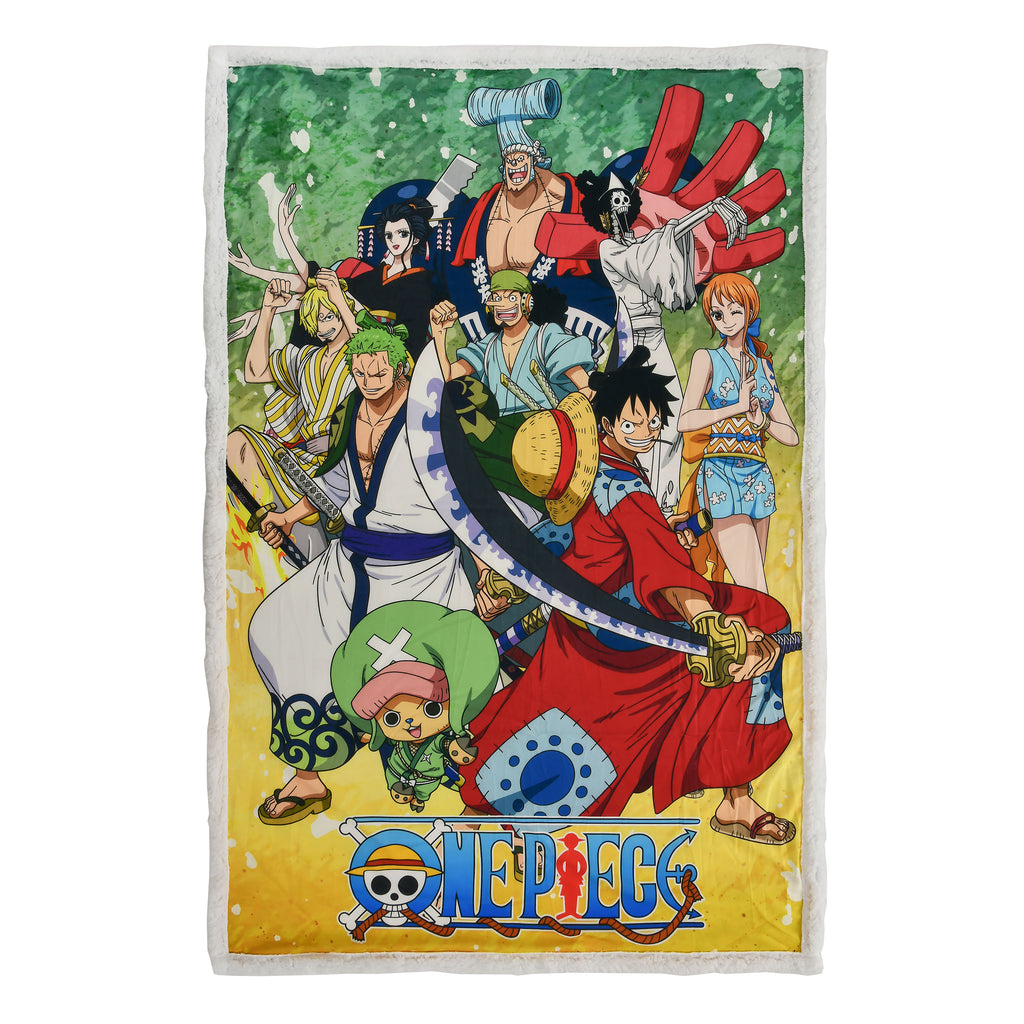 Immagine del prodotto One Piece - Coperta di Gruppo Morbida con Fodera in Peluche Teddy