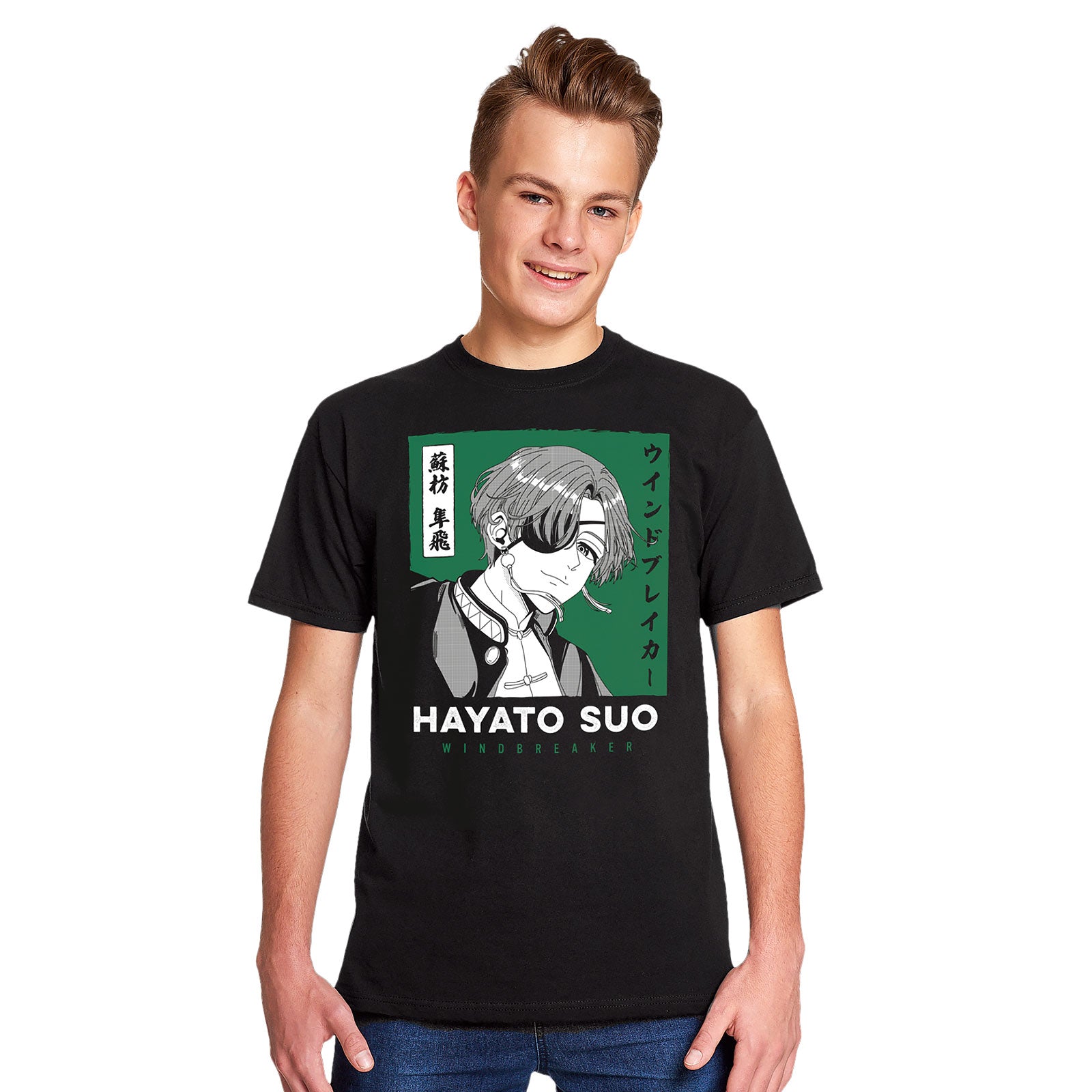 Immagine del prodotto T-shirt Hayato Suo per i fan di Wind Breaker