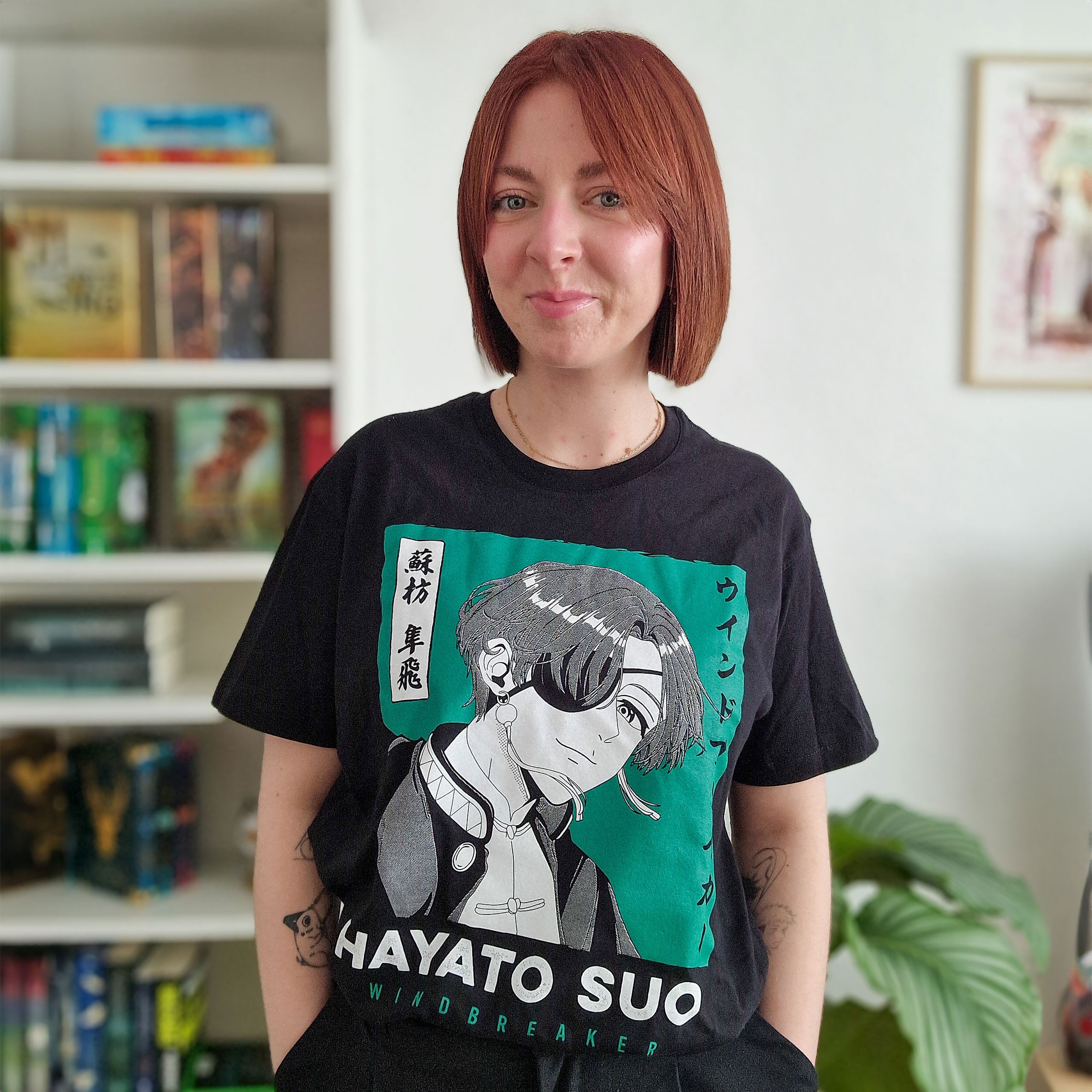 Immagine del prodotto T-shirt Hayato Suo per i fan di Wind Breaker