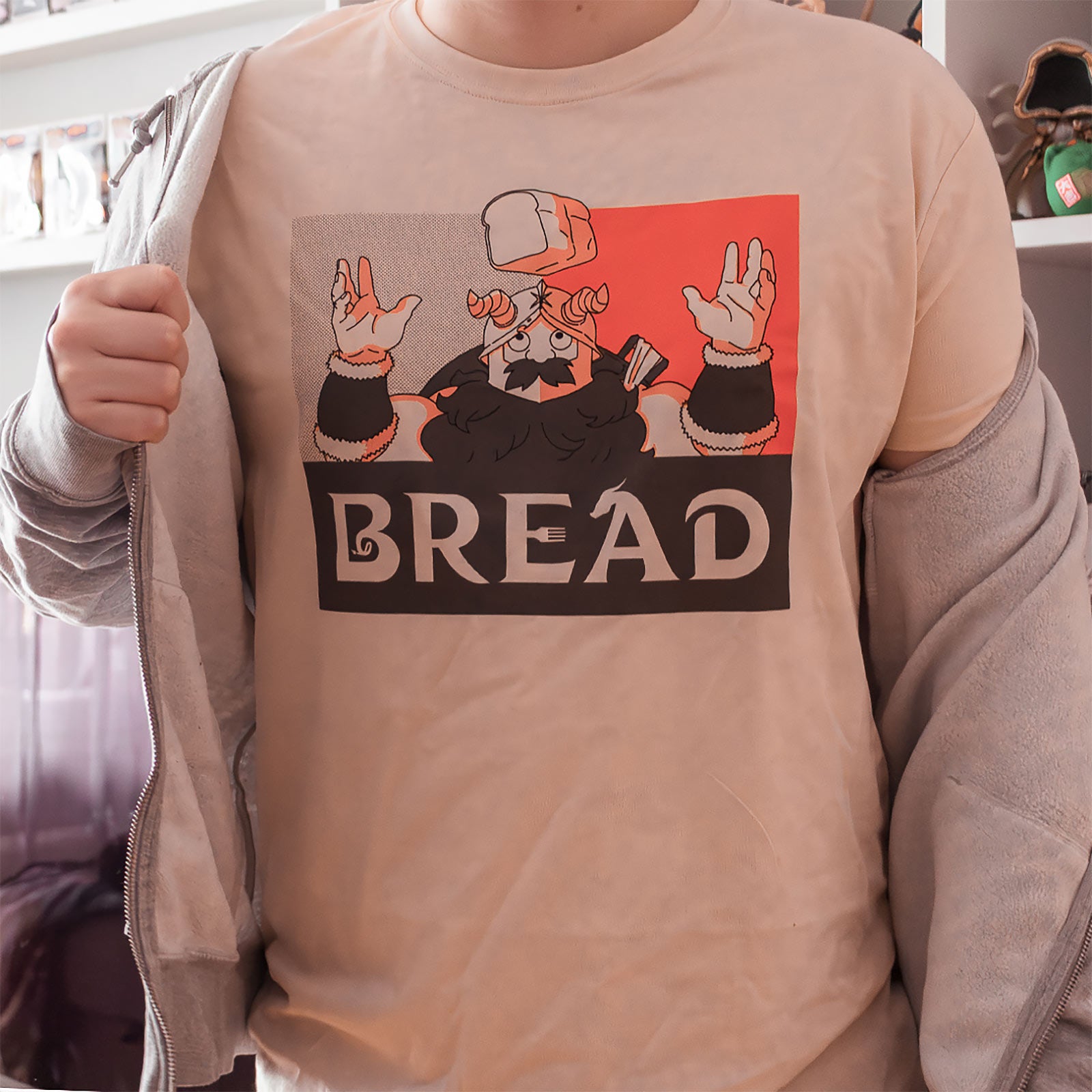 Immagine del prodotto T-shirt Bread per i fan di Delicious in Dungeon