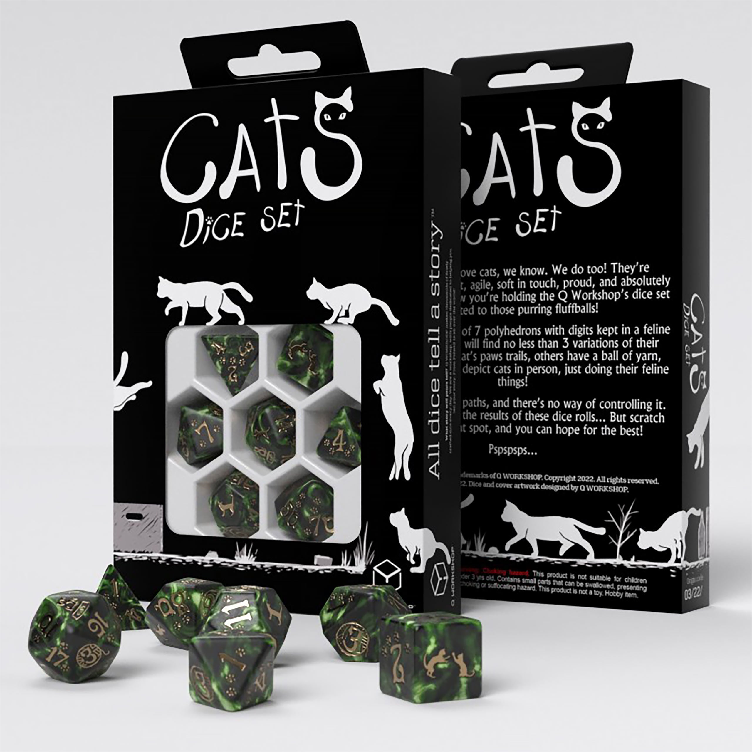 Immagine del prodotto Gatti - Set di Dadi RPG Pixel 7 pezzi