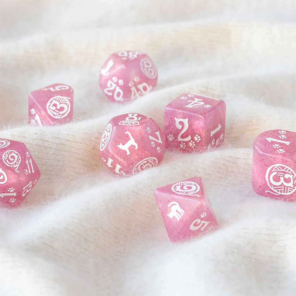 Immagine del prodotto Cats - Daisy Glitter Set di Dadi RPG 7 pezzi