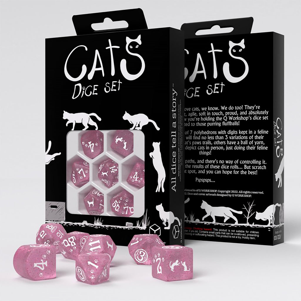 Immagine del prodotto Cats - Daisy Glitter Set di Dadi RPG 7 pezzi
