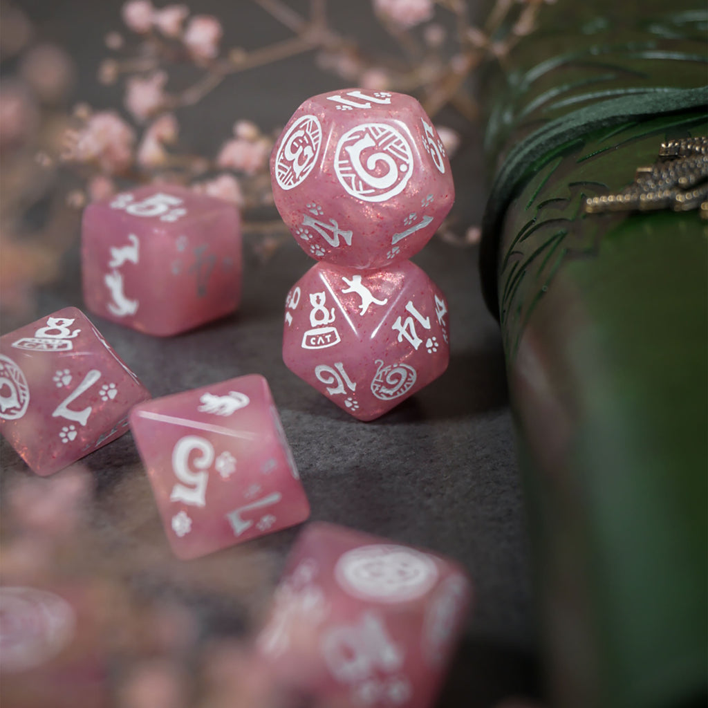 Immagine del prodotto Cats - Daisy Glitter Set di Dadi RPG 7 pezzi