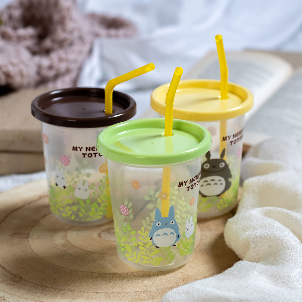 Immagine del prodotto Il Mio Vicino Totoro - Set di 3 Bicchieri con Cannuccia Totoro