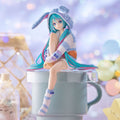 Immagine del prodotto Hatsune Miku - Miku Rabbit Ear Hood Pajama Blue Noodle Stopper Statuetta