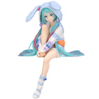 Immagine del prodotto Hatsune Miku - Miku Rabbit Ear Hood Pajama Blue Noodle Stopper Statuetta