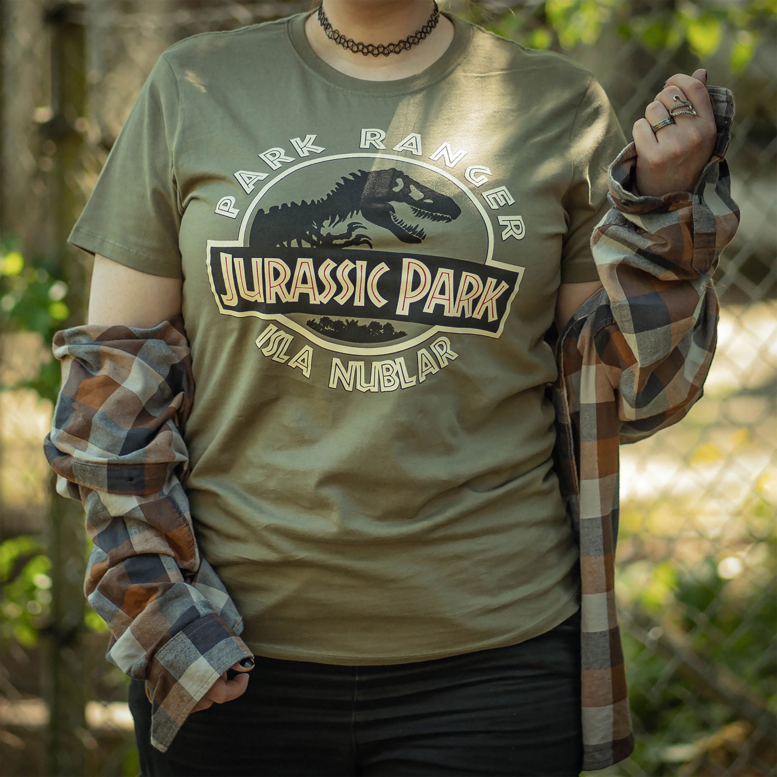 Immagine del prodotto T-shirt Park Ranger Verde - Jurassic Park