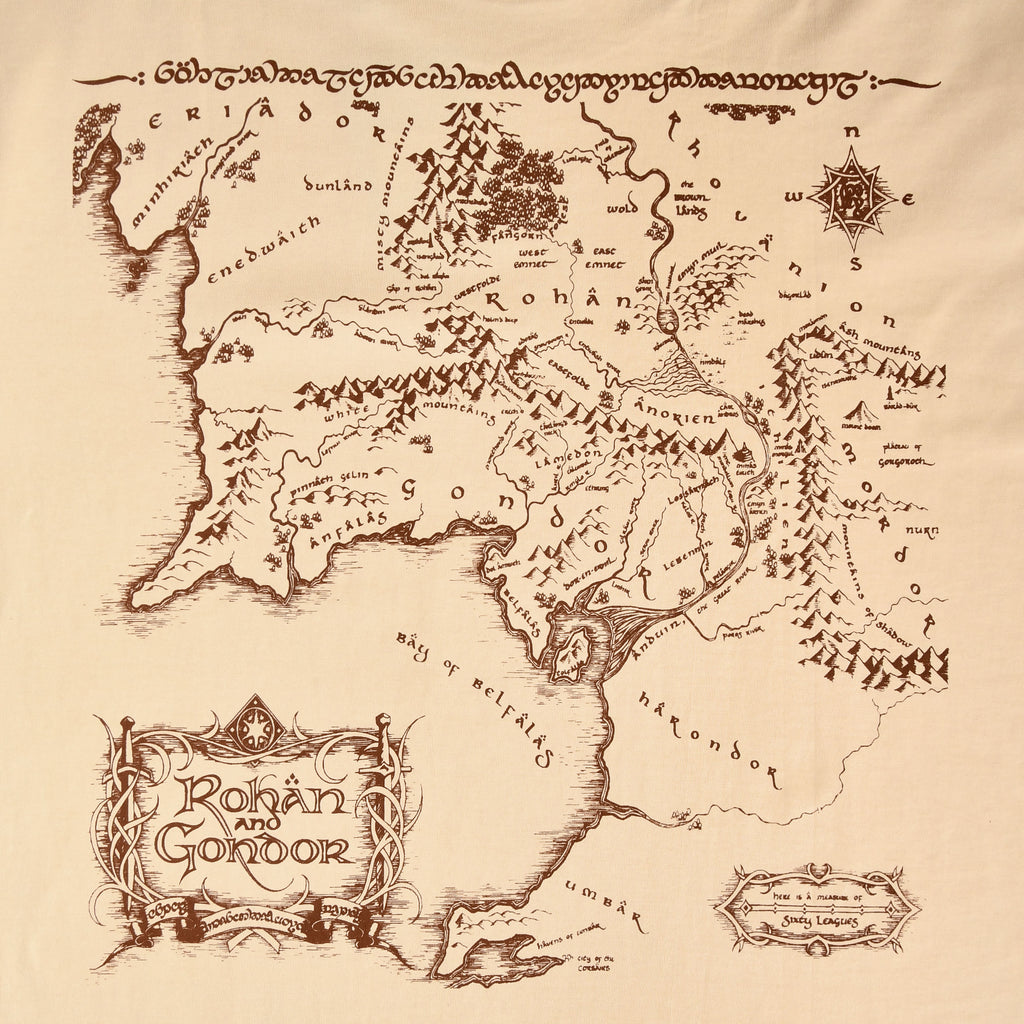 Product image The Lord of the Rings - Fellowship Rohan and Gondor Oversize T-Shirt beige