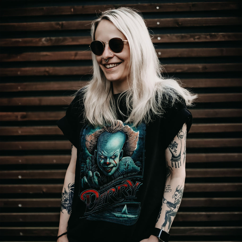 Immagine del prodotto T-shirt Ritorno a Derry nera - IT di Stephen King