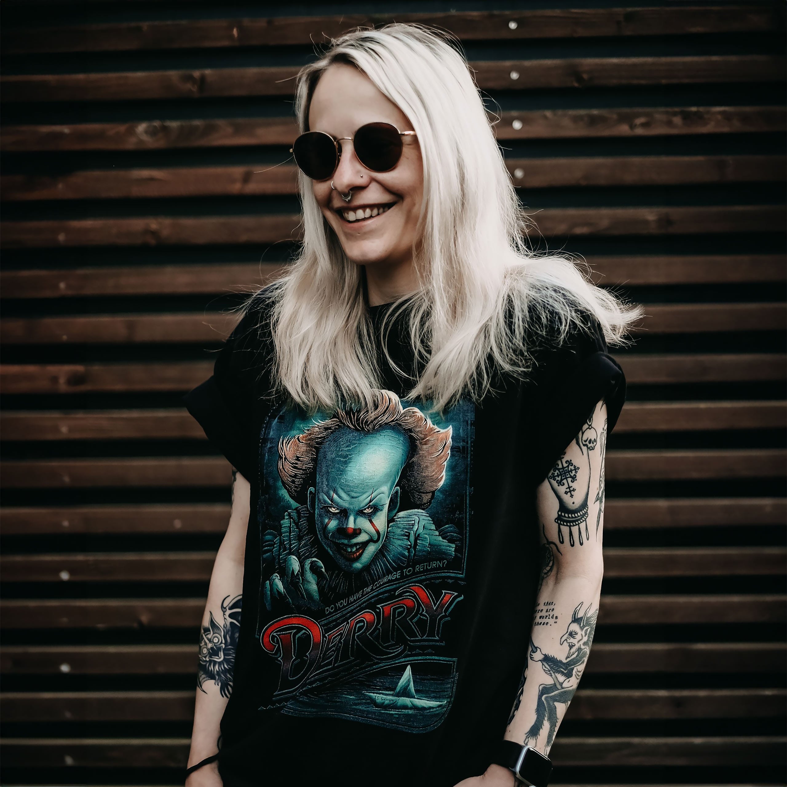 Immagine del prodotto T-shirt Ritorno a Derry nera - IT di Stephen King