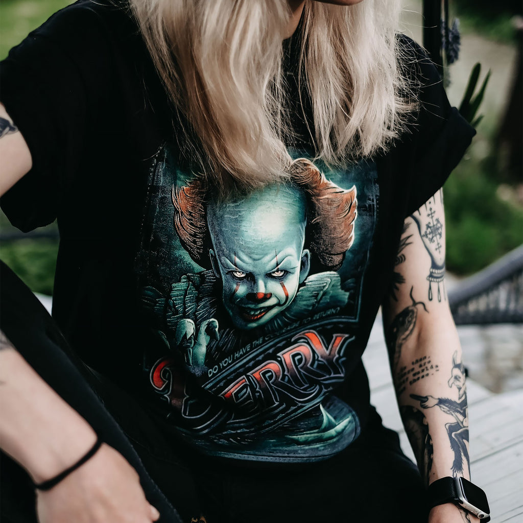 Immagine del prodotto T-shirt Ritorno a Derry nera - IT di Stephen King