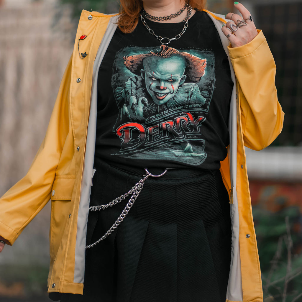 Immagine del prodotto T-shirt Ritorno a Derry nera - IT di Stephen King