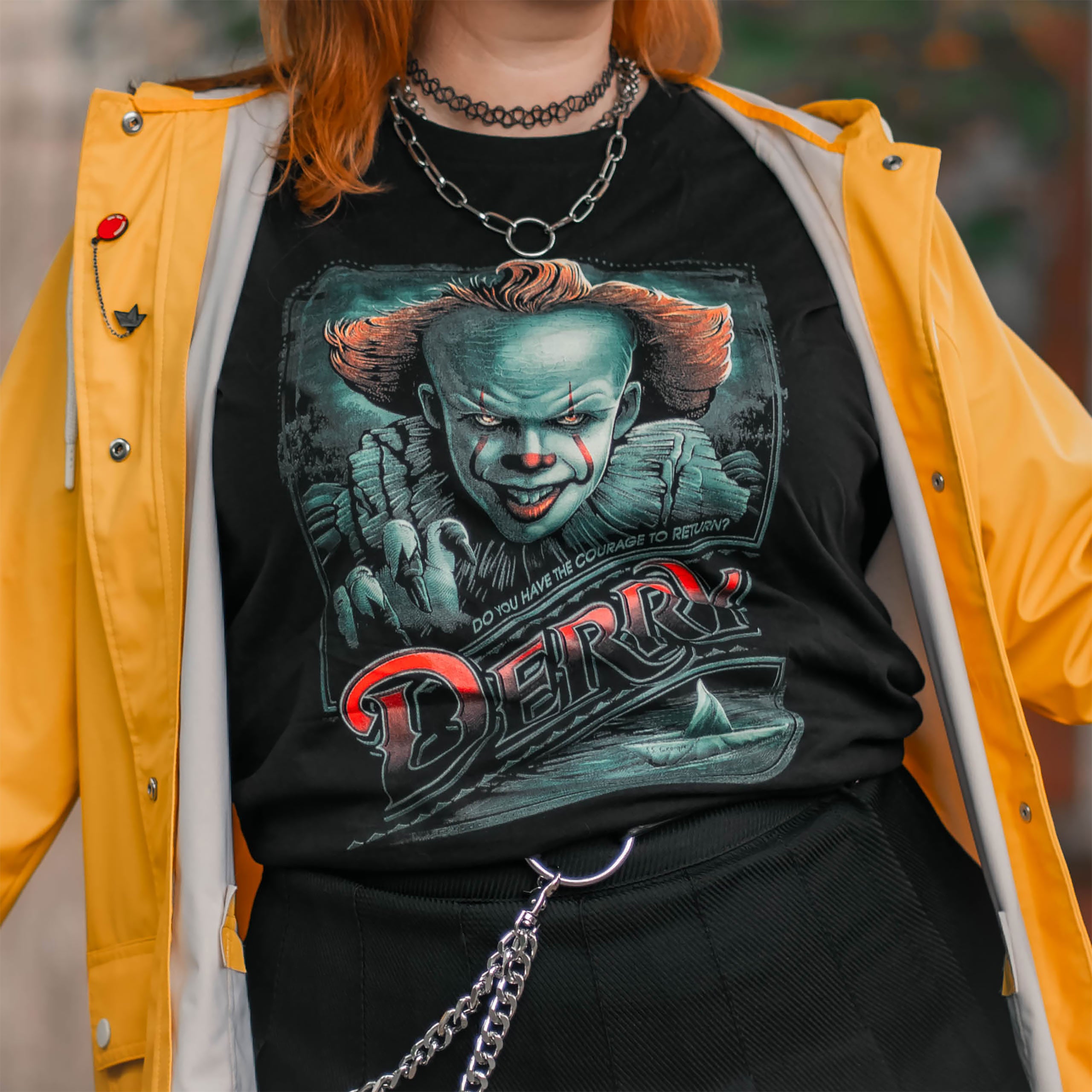 Immagine del prodotto T-shirt Ritorno a Derry nera - IT di Stephen King