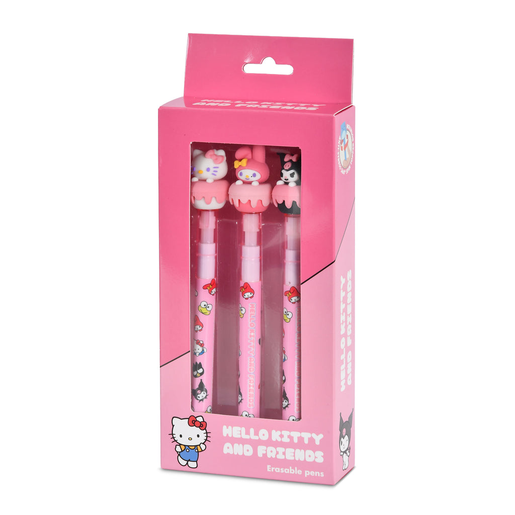 Immagine del prodotto Sanrio - Hello Kitty and Friends penne a sfera cancellabili, set da 3