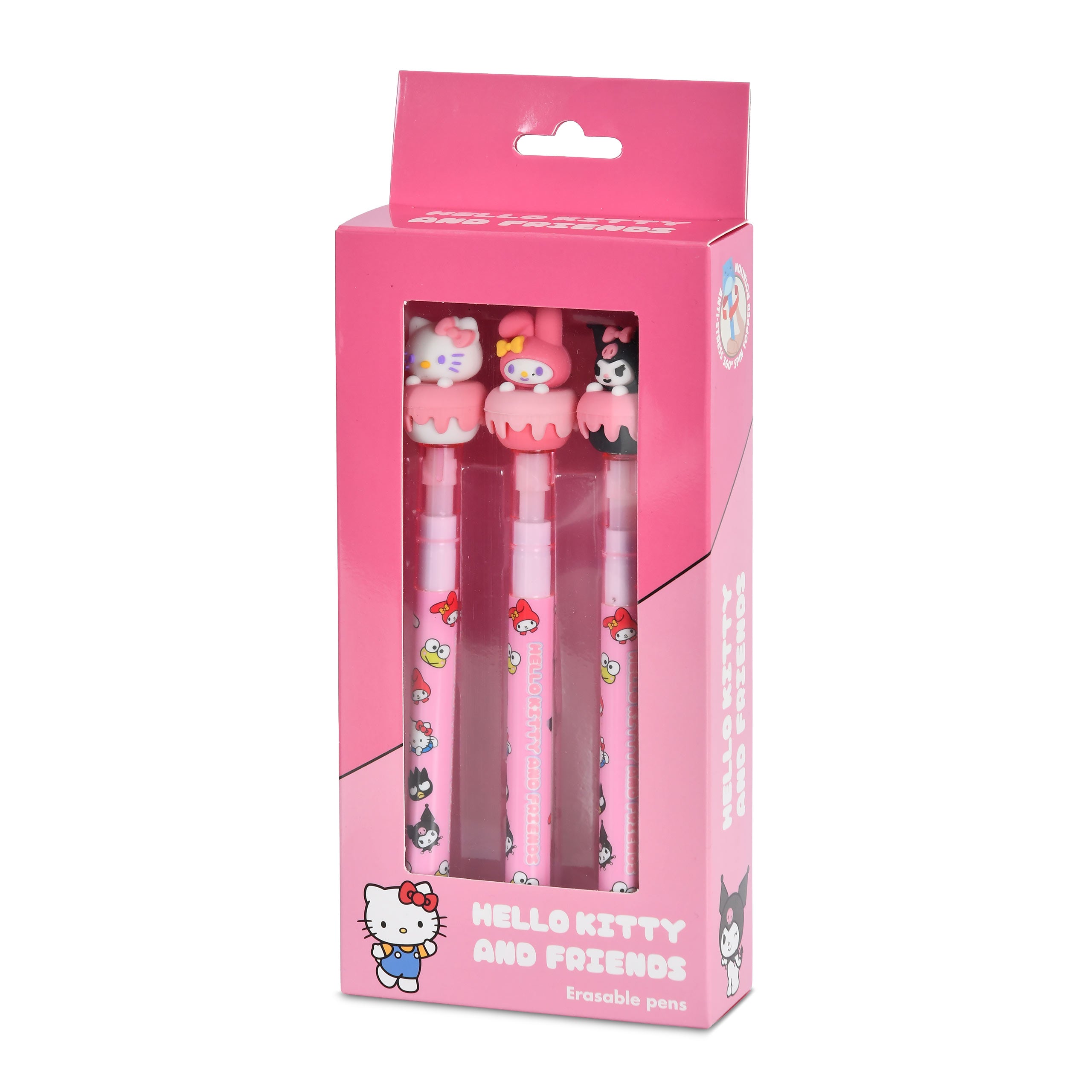 Immagine del prodotto Sanrio - Hello Kitty and Friends penne a sfera cancellabili, set da 3