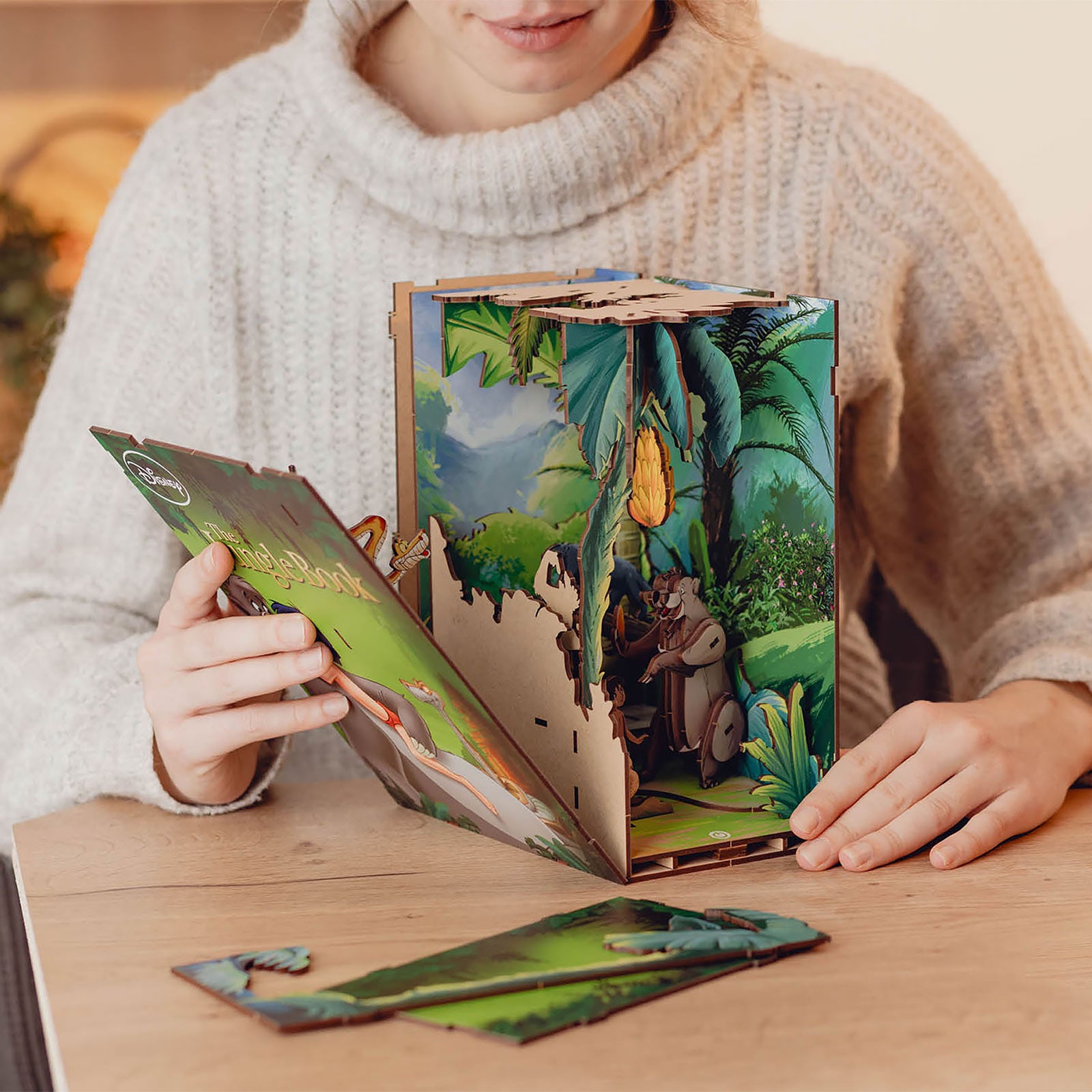 Immagine del prodotto Disney - Il Libro della Giungla Book Nook Kit Modello Legno