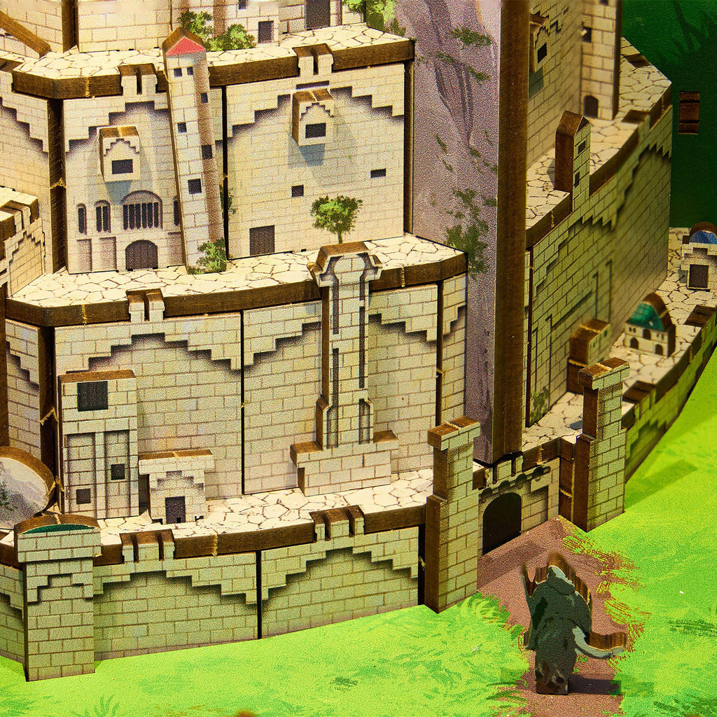 Immagine del prodotto Il Signore degli Anelli - Minas Tirith Book Nook kit modello in legno