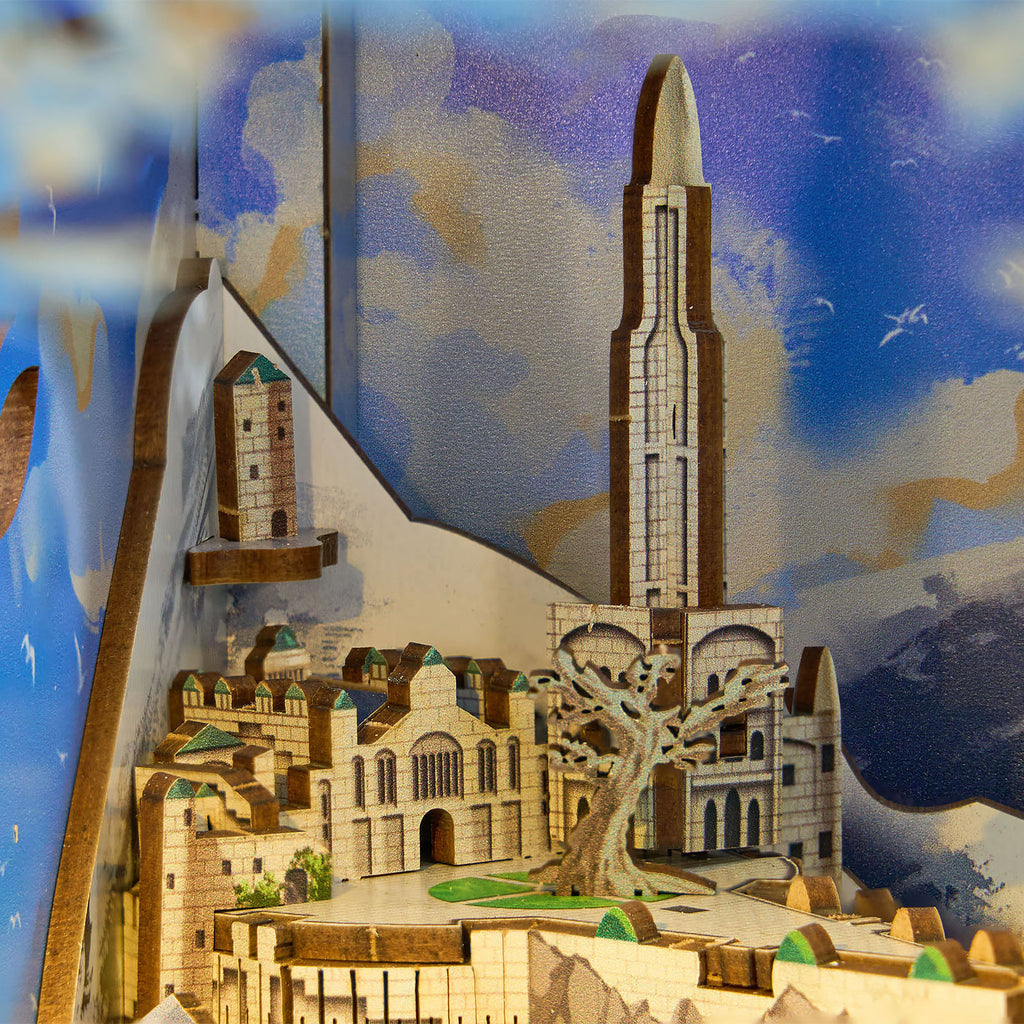 Immagine del prodotto Il Signore degli Anelli - Minas Tirith Book Nook kit modello in legno