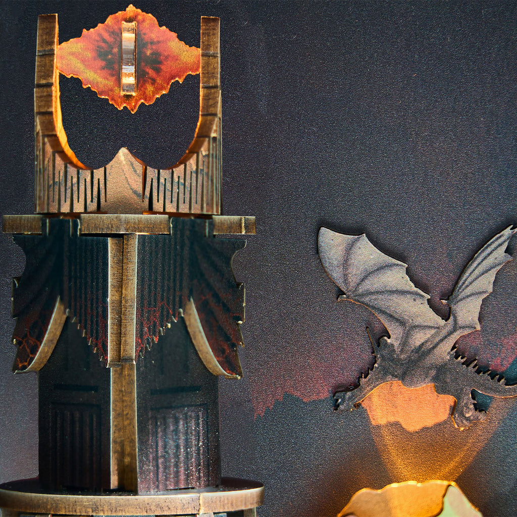 Immagine del prodotto Il Signore degli Anelli - Barad-dûr Book Nook kit modello in legno