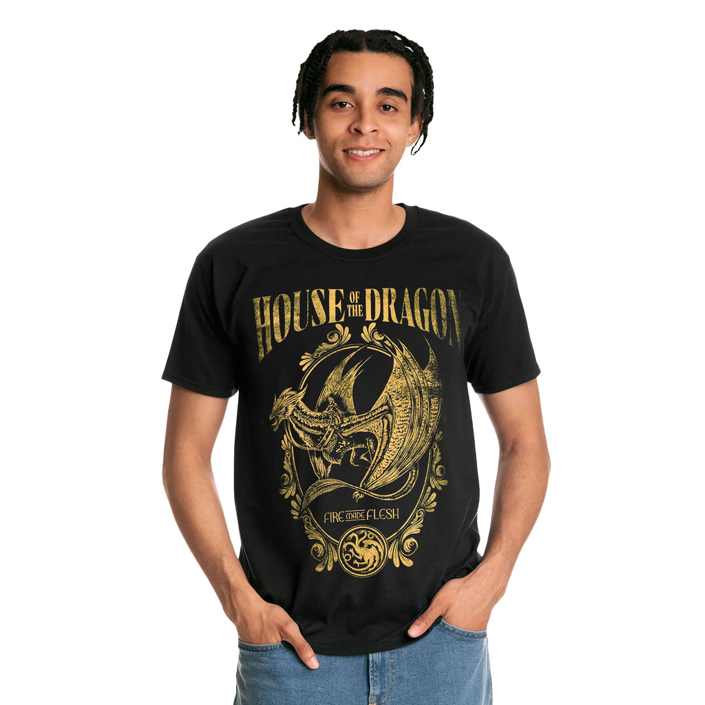 Immagine del prodotto House of the Dragon - T-shirt nero Fire Made Flesh