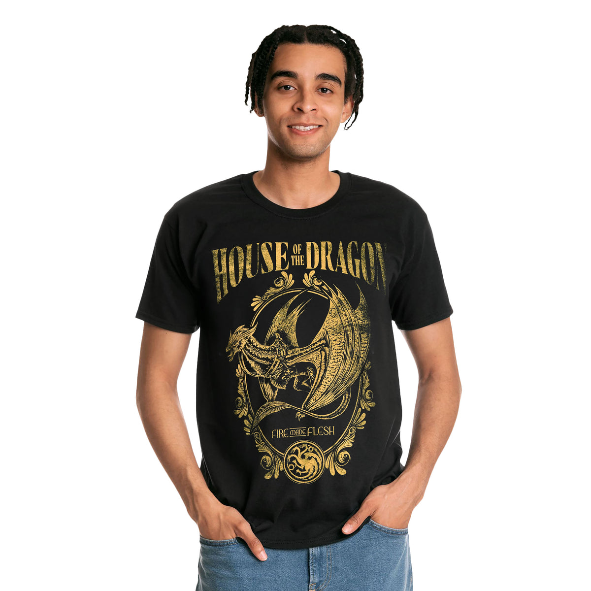 Immagine del prodotto House of the Dragon - T-shirt nero Fire Made Flesh