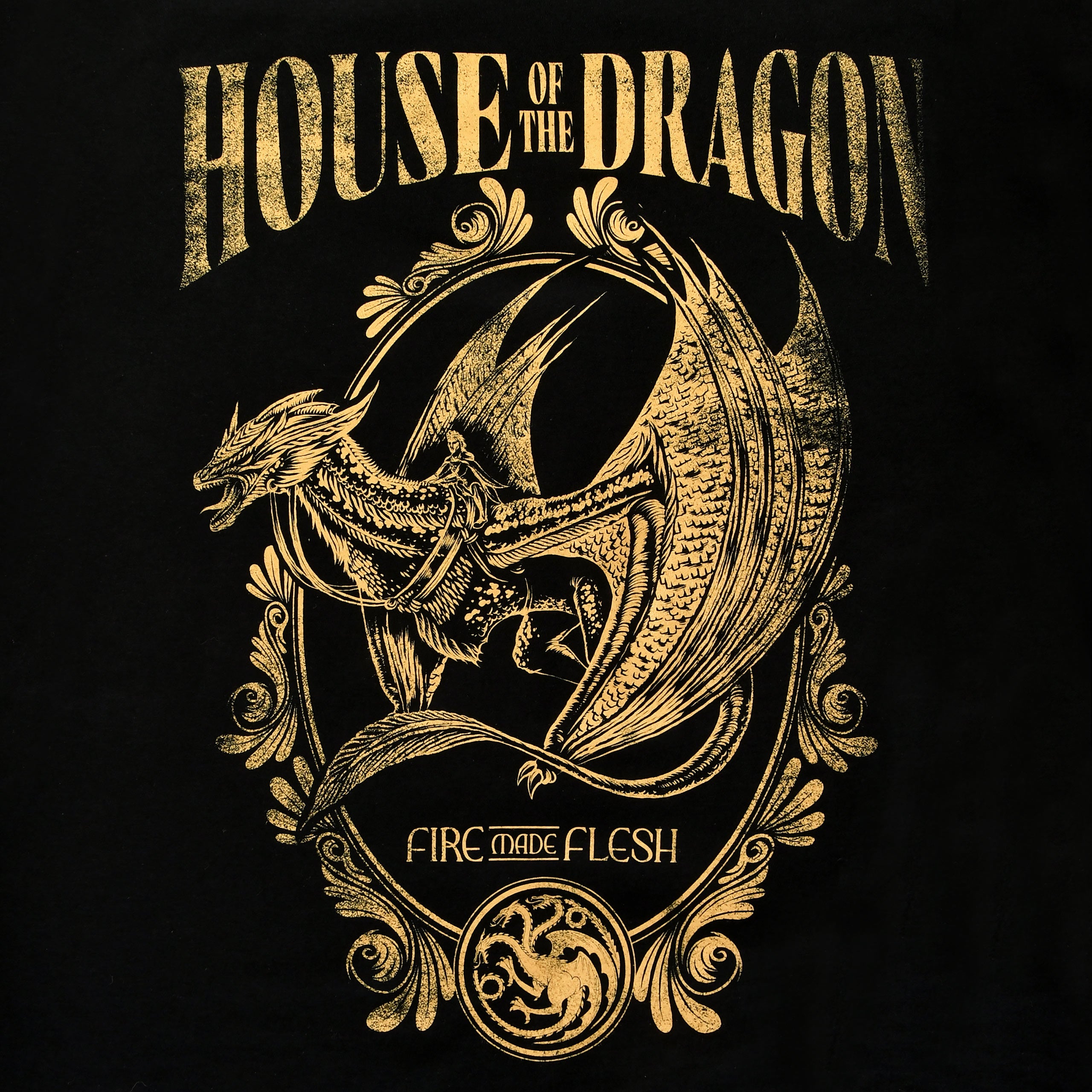 Immagine del prodotto House of the Dragon - T-shirt nero Fire Made Flesh