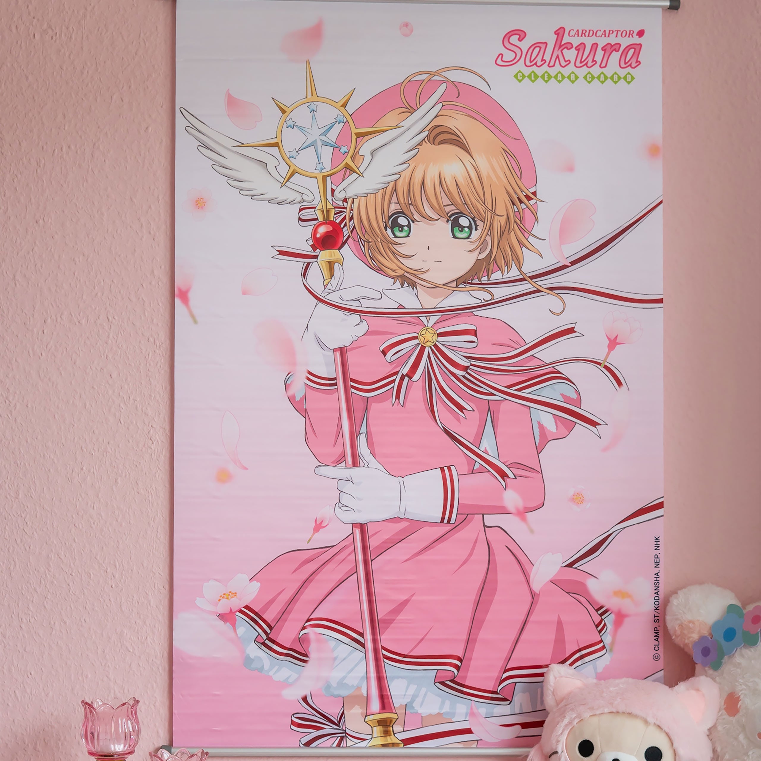 Product image Card Captor Sakura: Clear Card - Sakura Cherry Blossoms Wall Scroll