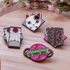 Immagine del prodotto Demon Slayer - Set di pin con simboli (4 pezzi)