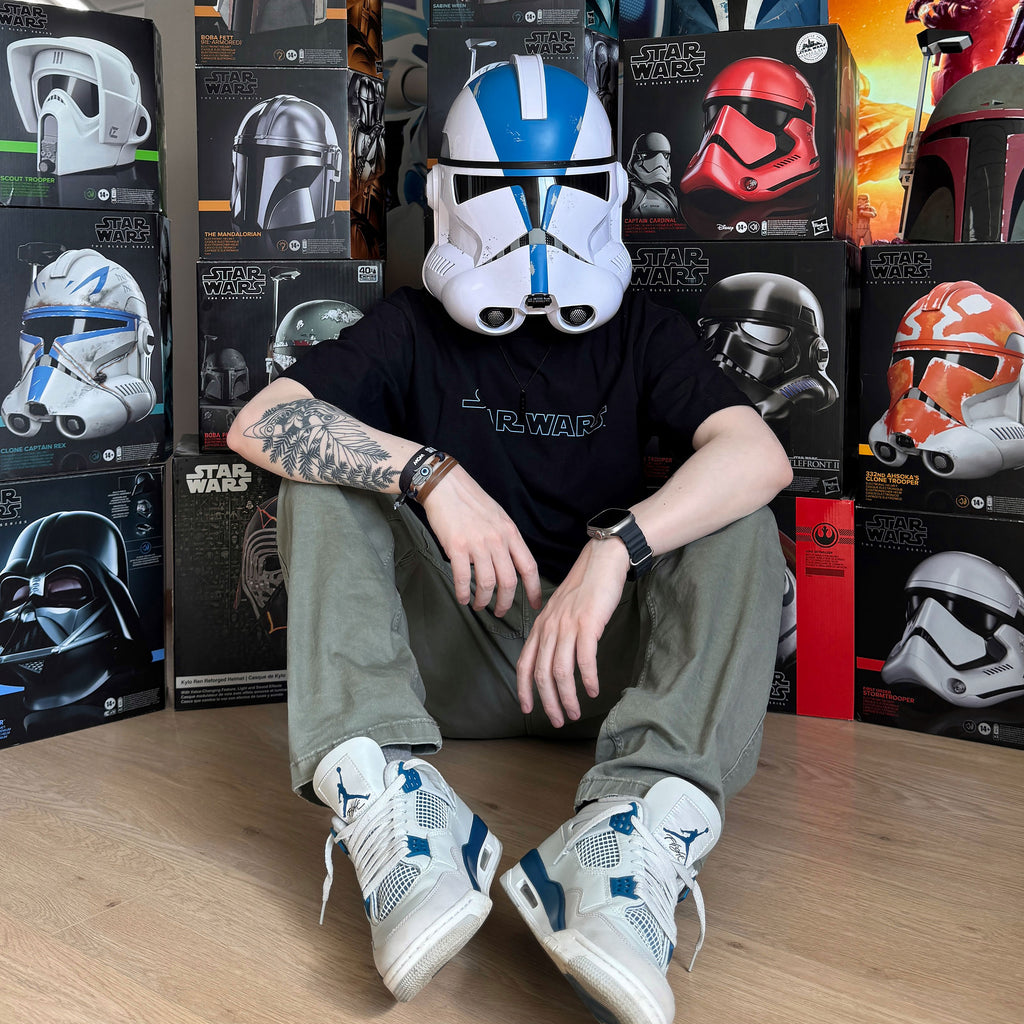 Immagine del prodotto Star Wars – Replica casco Clone Trooper 501st Legion con effetti sonori