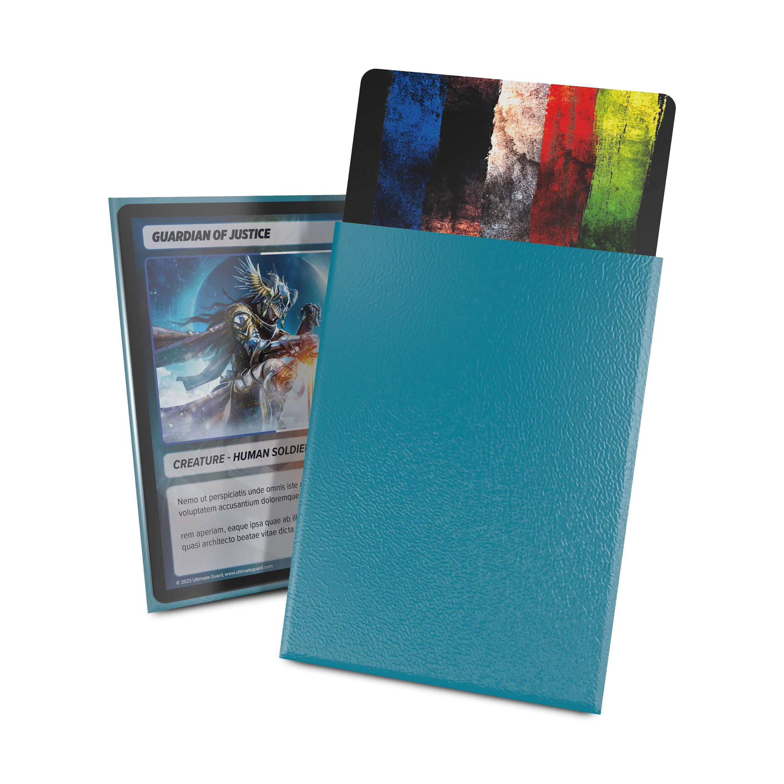Immagine del prodotto Buste protettive per carte Cortex blu petrolio opaco - confezione da 100 - Ultimate Guard - formato TCG standard