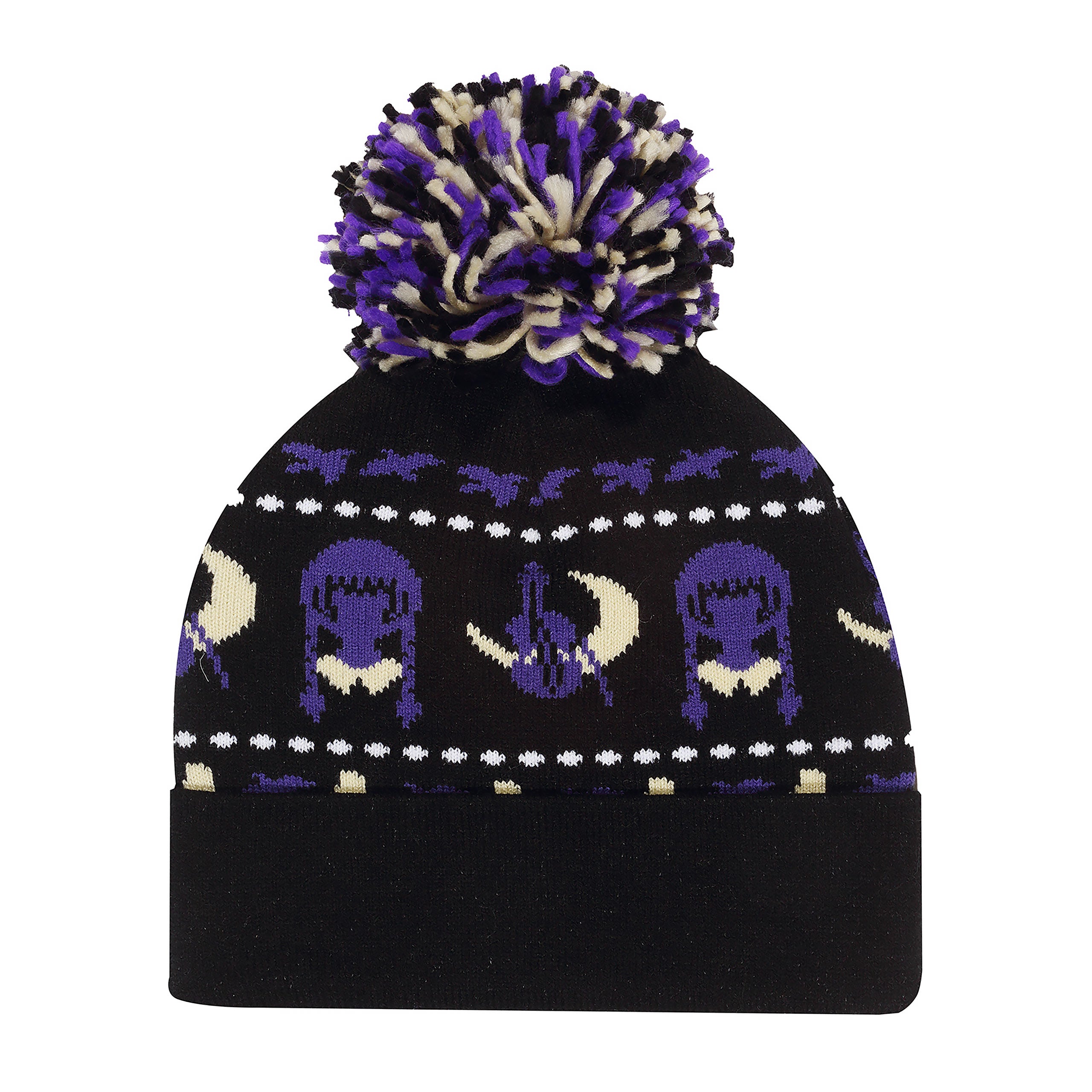 Immagine del prodotto Wednesday - Berretto Midnight con pompon