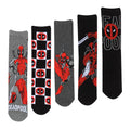 Immagine del prodotto Deadpool - Set di 5 calzini Logo e Pose in scatola regalo