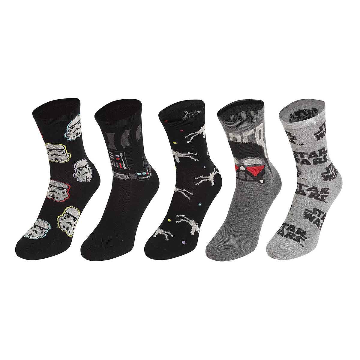 Immagine del prodotto Star Wars - Set di 5 calzini Dark Side in confezione regalo