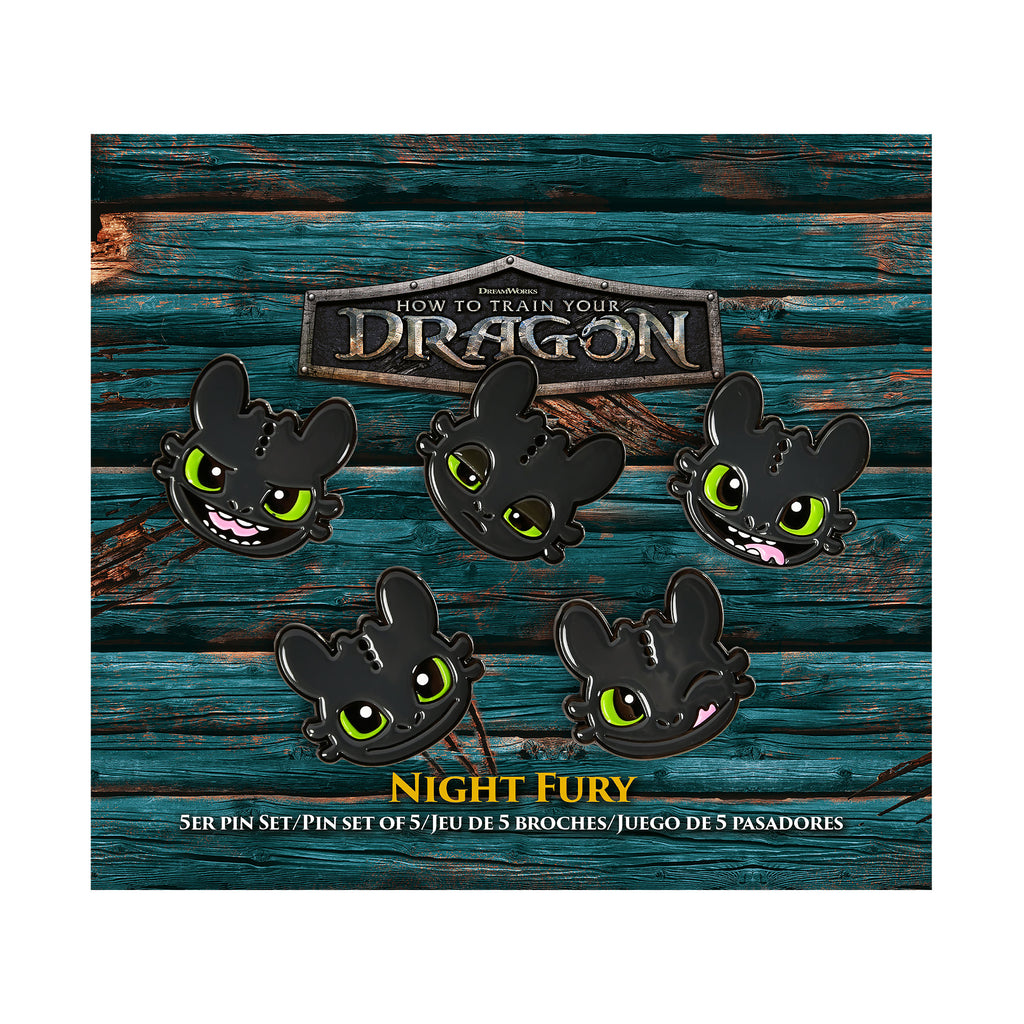 Immagine del prodotto Dragon Trainer - Set di 5 spille Sdentato