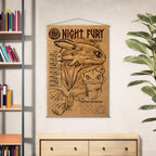 Immagine del prodotto Dragon Trainer - Night Fury Wall Scroll