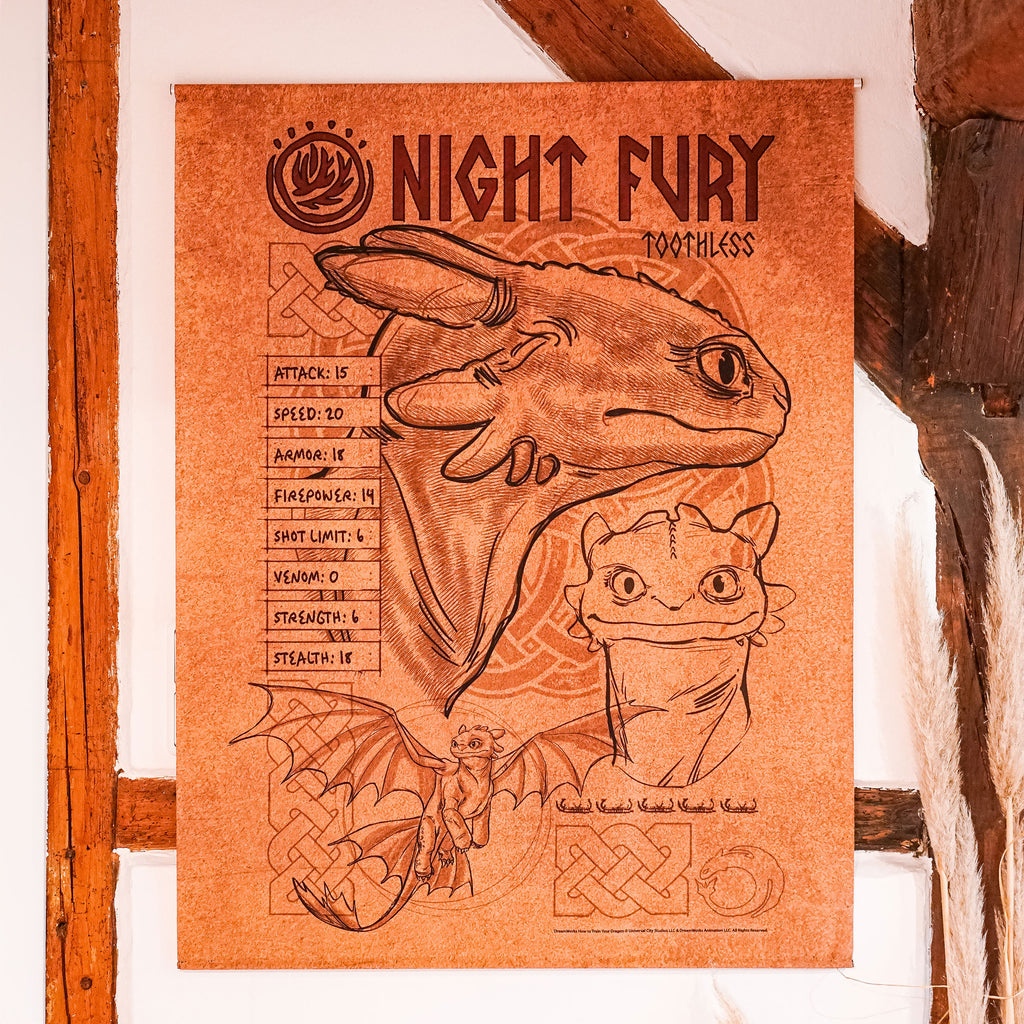 Immagine del prodotto Dragon Trainer - Night Fury Wall Scroll
