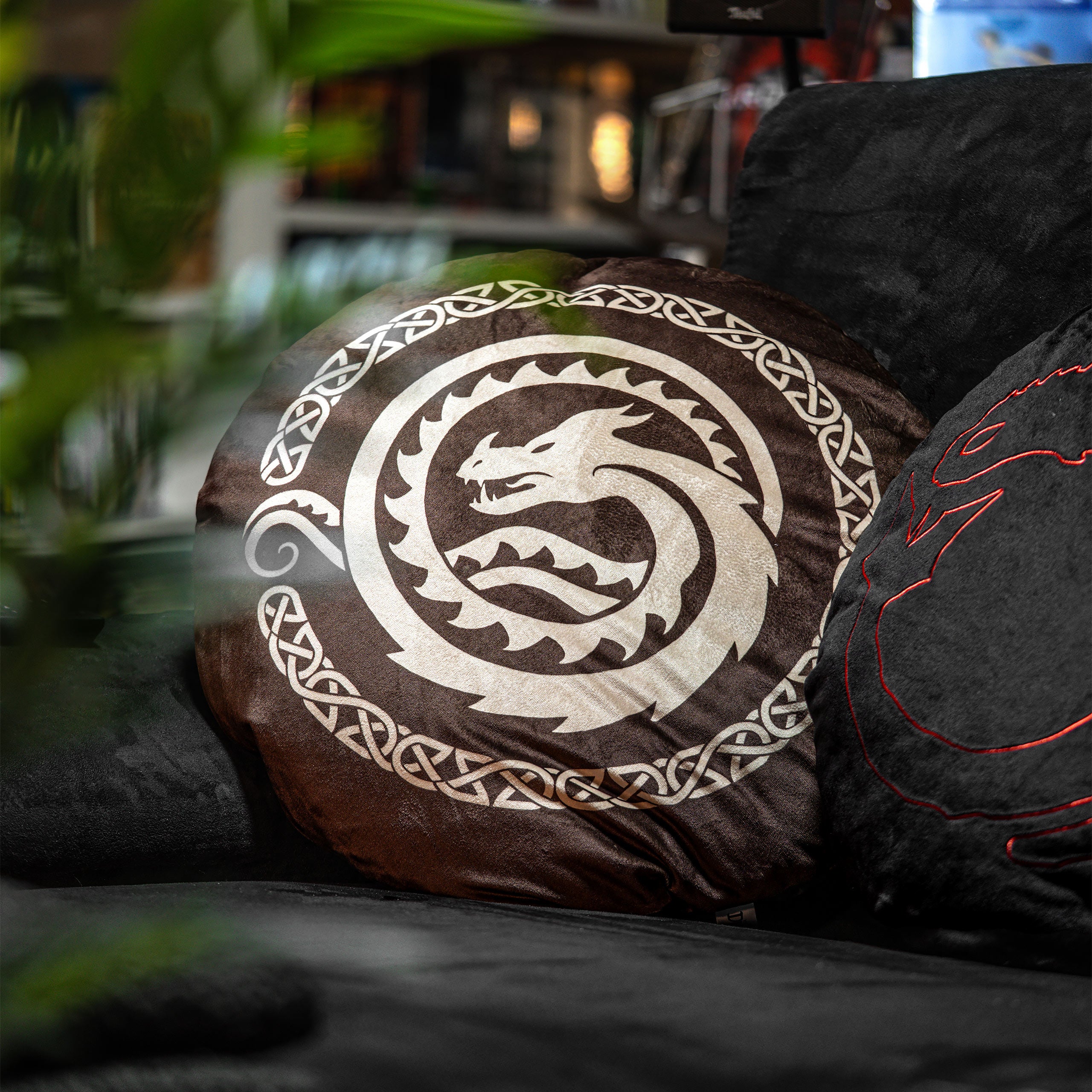 Immagine del prodotto Dragon Trainer - Cuscino logo marrone