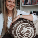Product image How to Train Your Dragon - Logo Cushion brown