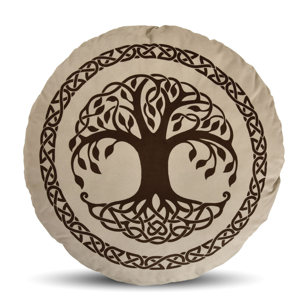 Immagine del prodotto Dragon Trainer - Cuscino simbolo dell’Albero del Mondo Yggdrasil marrone