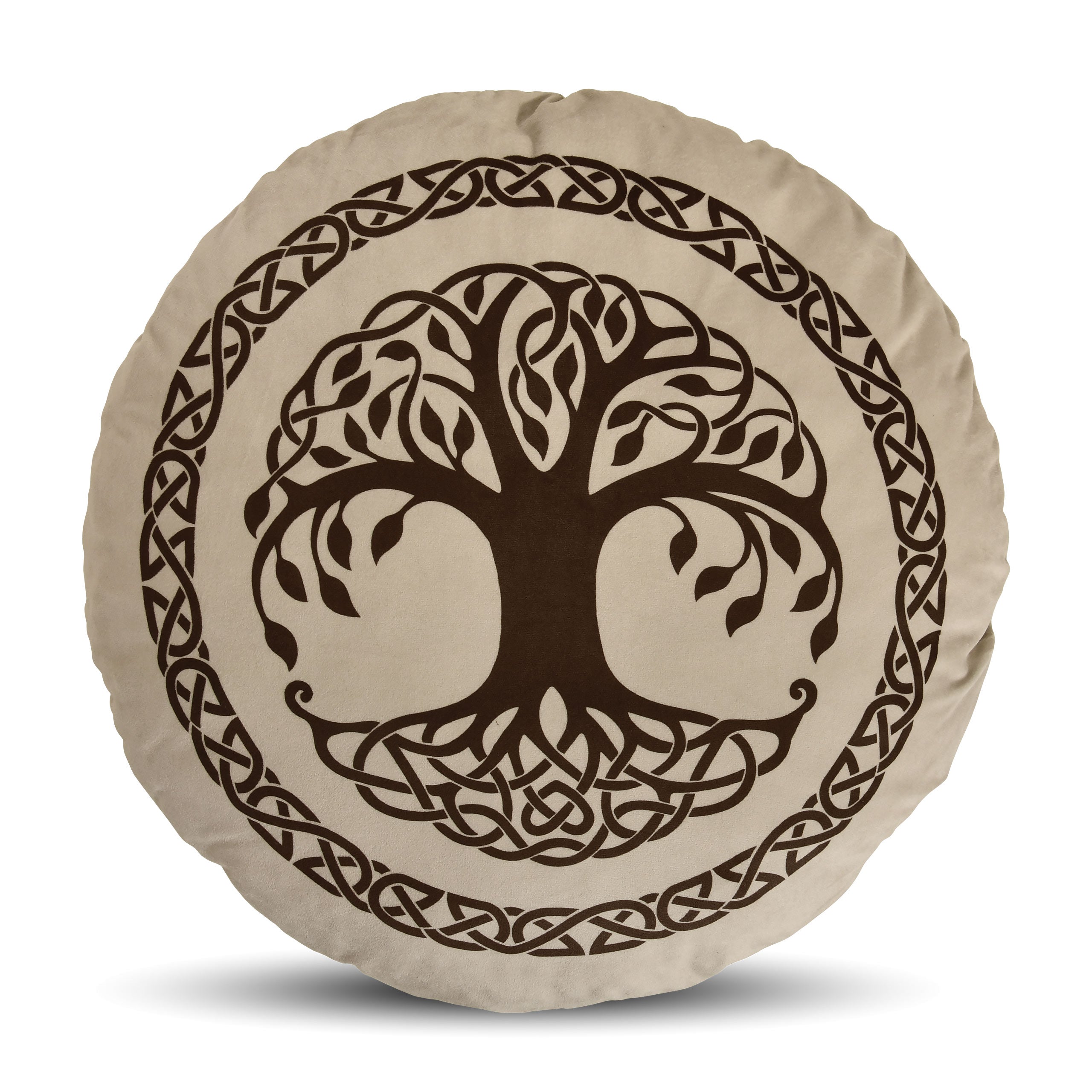 Immagine del prodotto Dragon Trainer - Cuscino simbolo dell’Albero del Mondo Yggdrasil marrone