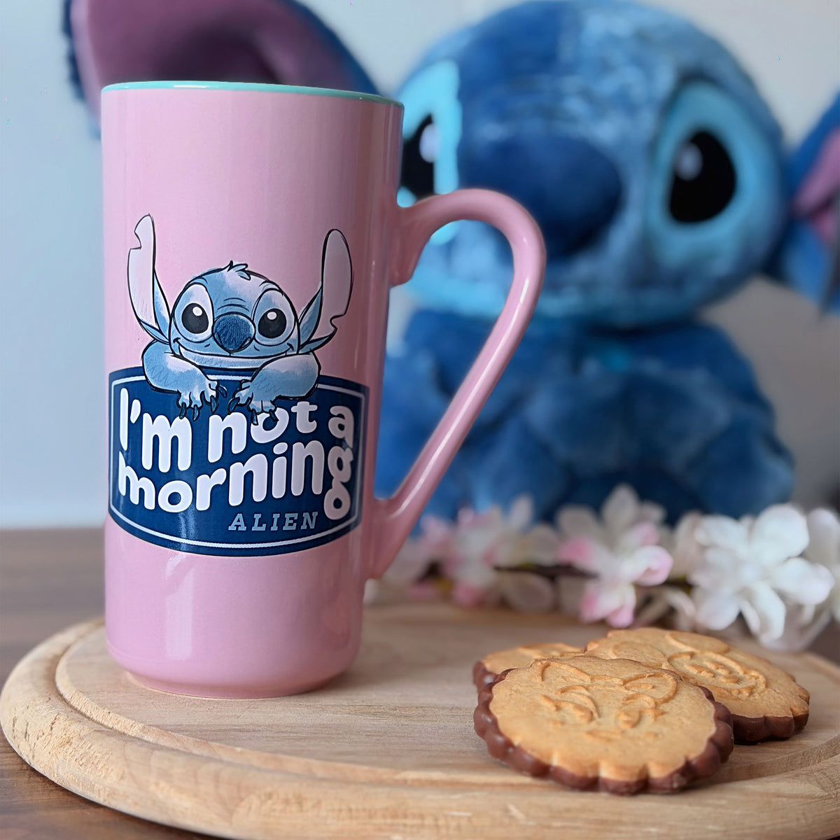 Immagine del prodotto Tazza Stitch e Angel I'm Not a Morning - Lilo & Stitch