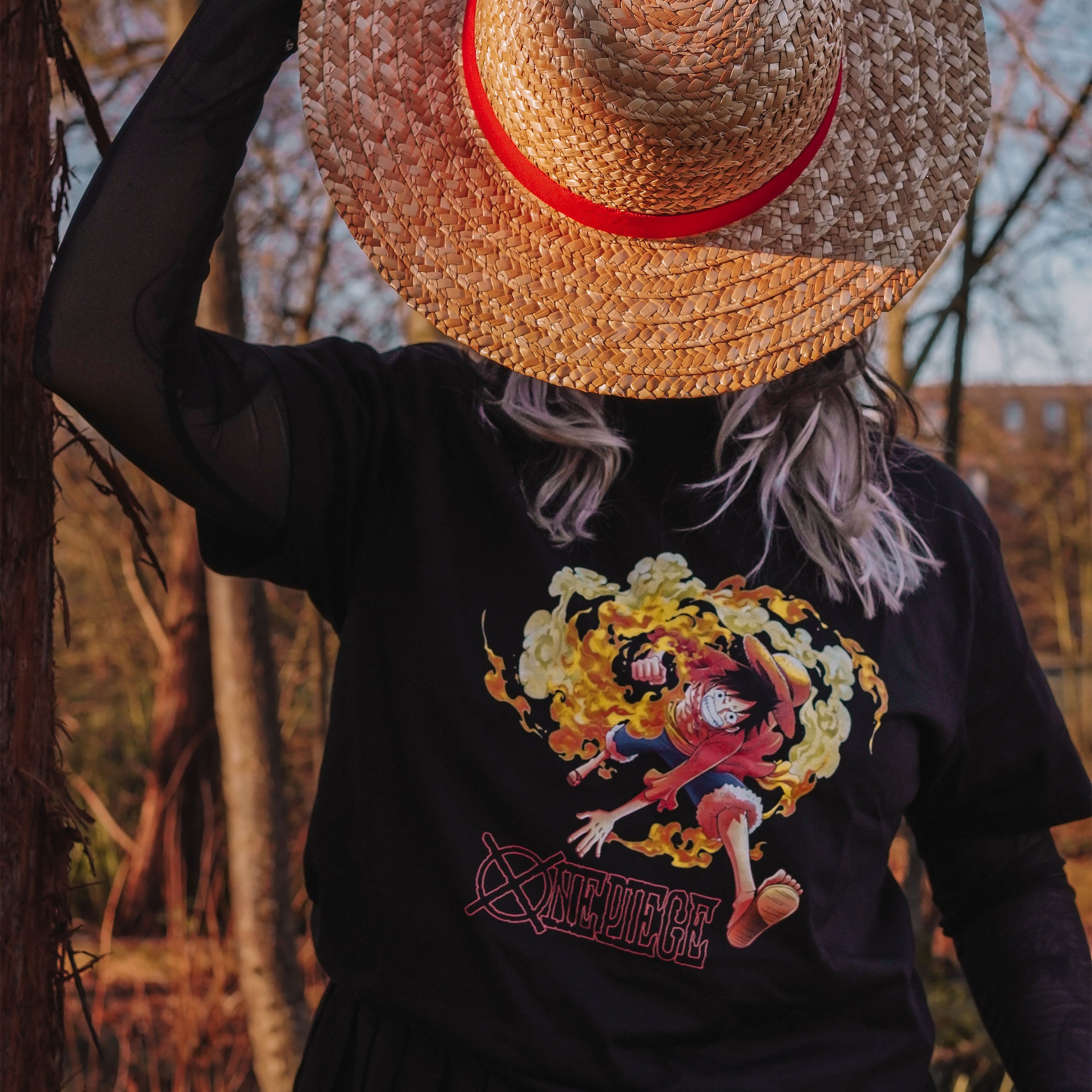 Immagine del prodotto One Piece - T-Shirt Attacco di Luffy Nera