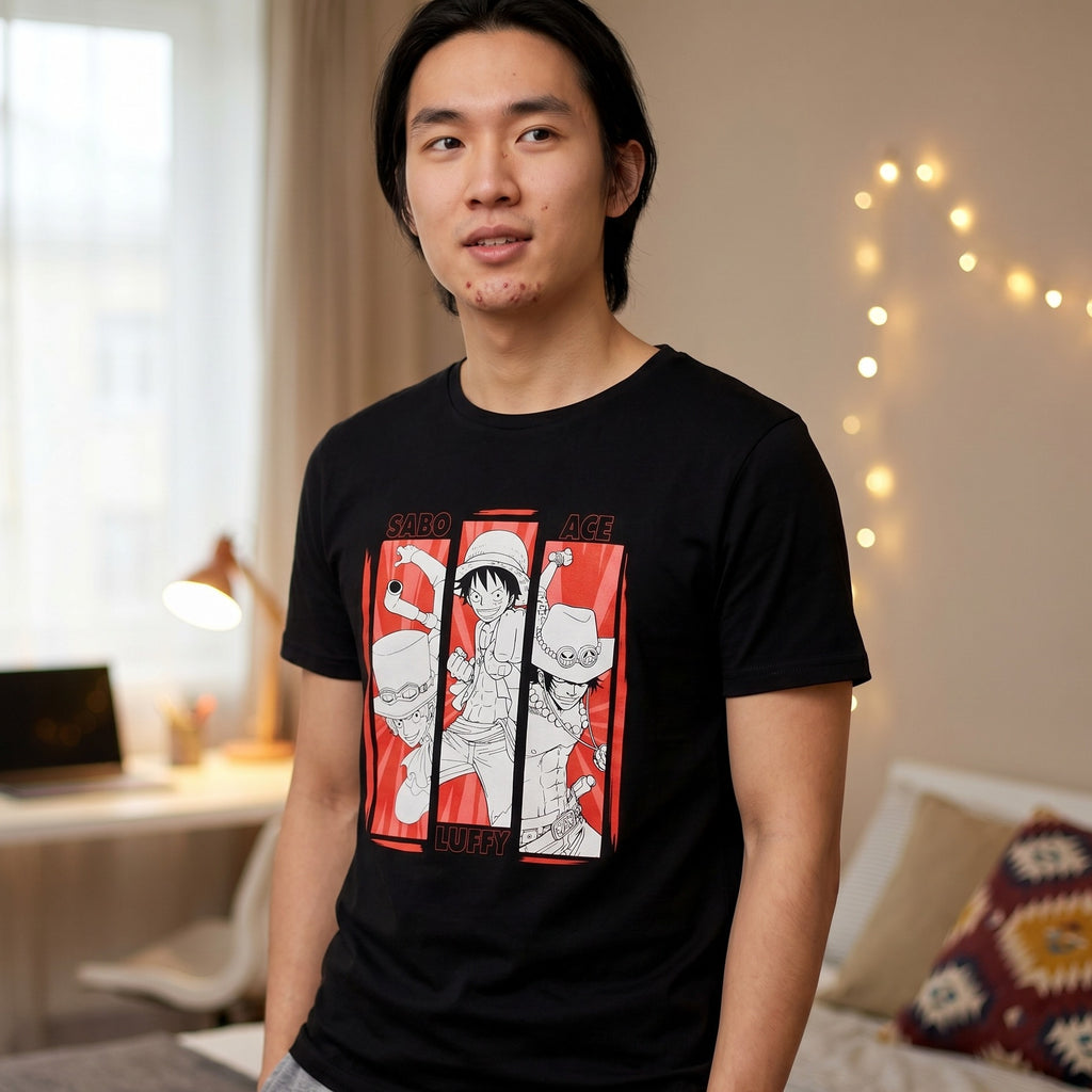 Immagine del prodotto One Piece - T-Shirt Equipaggio nero